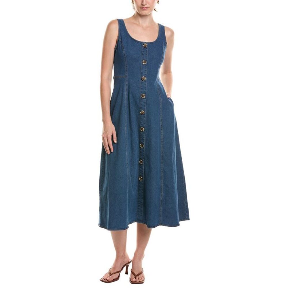 Anne Klein Womens  Tank Dress, Blue